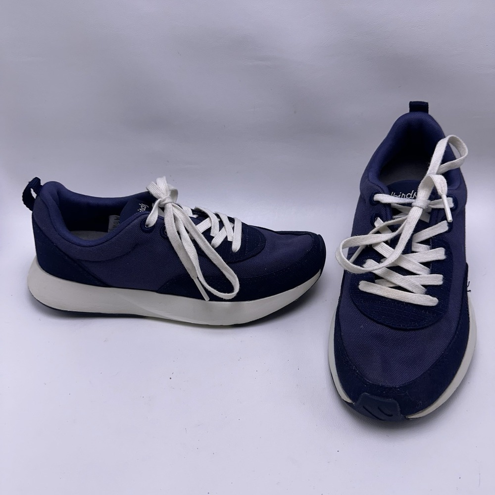 Allbirds Courier Navy Blue Athletic Running Sneakers Women's Size 8 Shoes
